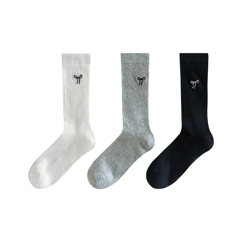 XXLLG Mid Calf Socks Women's 3 Pack-7