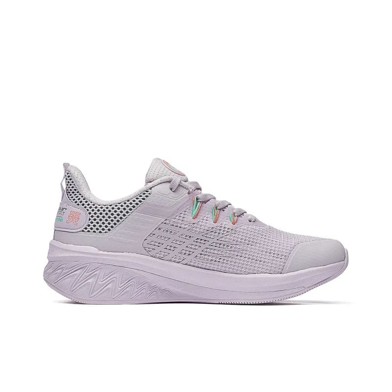361° Cushioning Lightweight Low-Top Casual Running Shoes Women's Purple-1