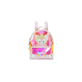 Disney Summer Series Bubble Boobs Polyurethane Backpack Regular Women's Pink