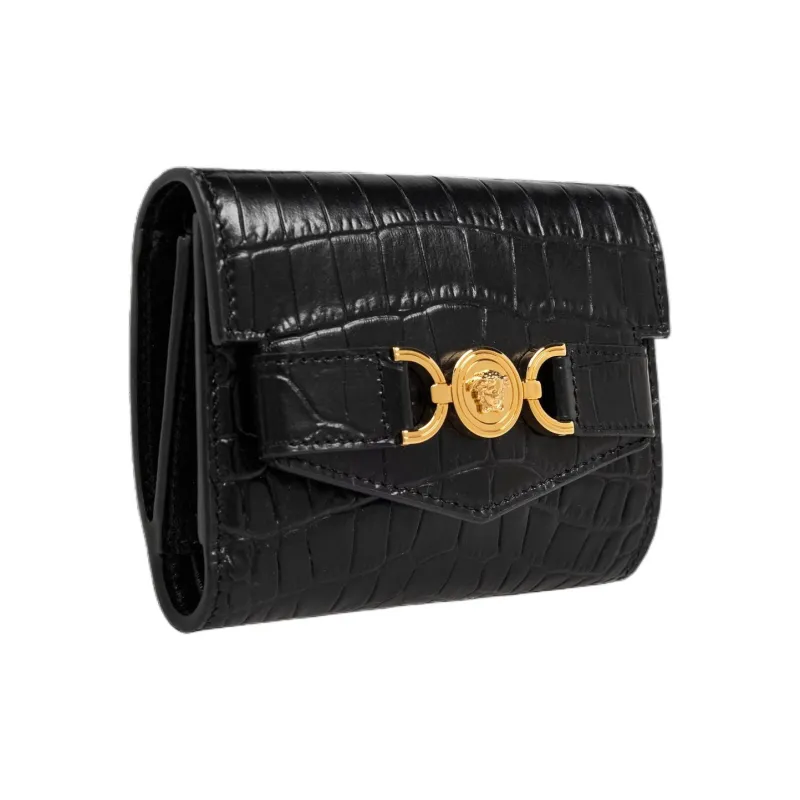 VERSACE Medusa Head Motif Embossed Wallet-1