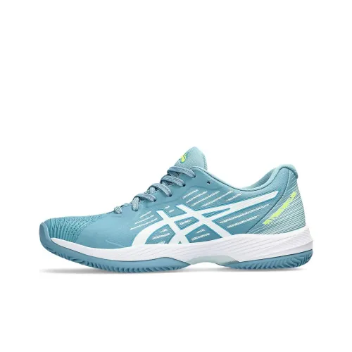 Asics Solution Swift FF Low Top Tennis Shoes Women's White Blue