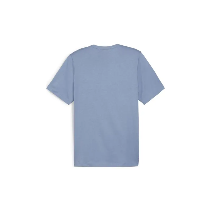 PUMA ESS+ 2 Col T Shirt Men's Blue Gray-1