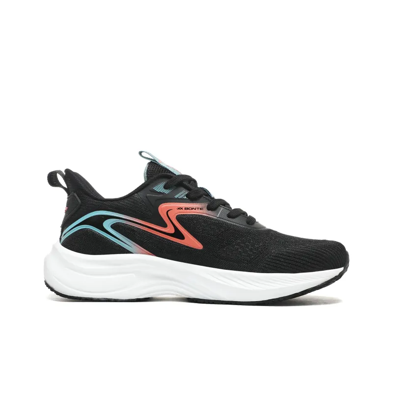 BTE Slip Resistant, Abrasion Resistant, Breathable Low Top Long Distance Running Shoes Men's Black Orange-1