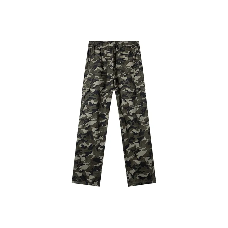 RED DRAGONFLY Cargo Pants Unisex Forest Green-1