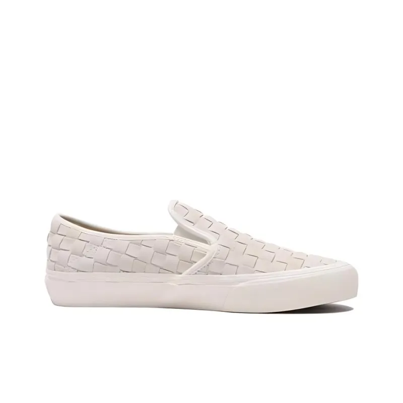 Vans Leather Weave Slip On VR3 Sf 'Marshmallow'-1