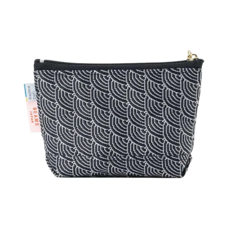 Beams Takada Orimono X Beams Japan Polyethylene Clutch Women's Blue/Pink/Black/Checkered Yellow/Brown-1
