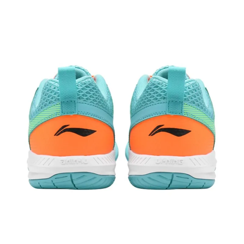 LiNing Feather Rocket Shoe 1.0 Abrasion Resistant, Breathable, Lightweight Low Top Badminton Shoes Unisex White Green-3