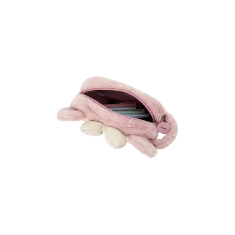Disney Polyester Makeup Bag, Clutch Regular Women's Pink-3