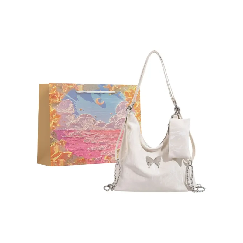 BRINCH Velour Shoulder Bag Crossbody Bag Backpack Women's-4