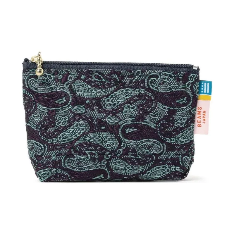 Beams Takada Orimono X Beams Japan Polyethylene Clutch Women's Blue/Pink/Black/Checkered Yellow/Brown-8