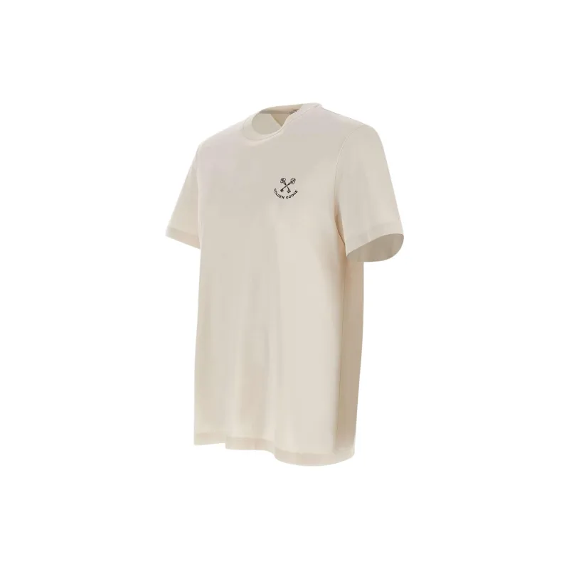 Golden Goose Deluxe Brand Logo Printed Crewneck T Shirt-2