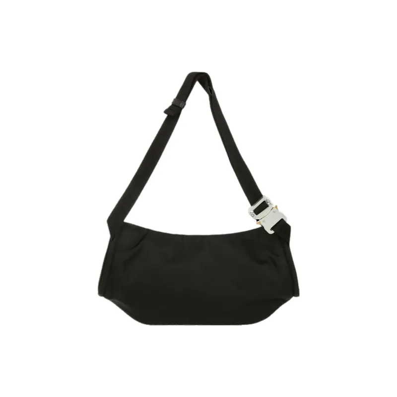 1017 ALYX 9SM Cow Leather With Nylon Shoulder Bag Crossbody Bag Women's Black-4