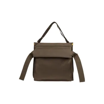 Burberry Trench Fabric Tote Bag Shopping Bag Handbag Men's Green