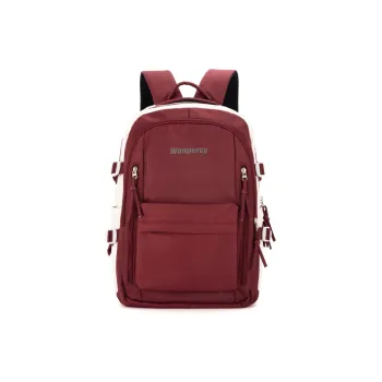 Wenpercy Oxford Travel Bag Backpack Regular Unisex Red