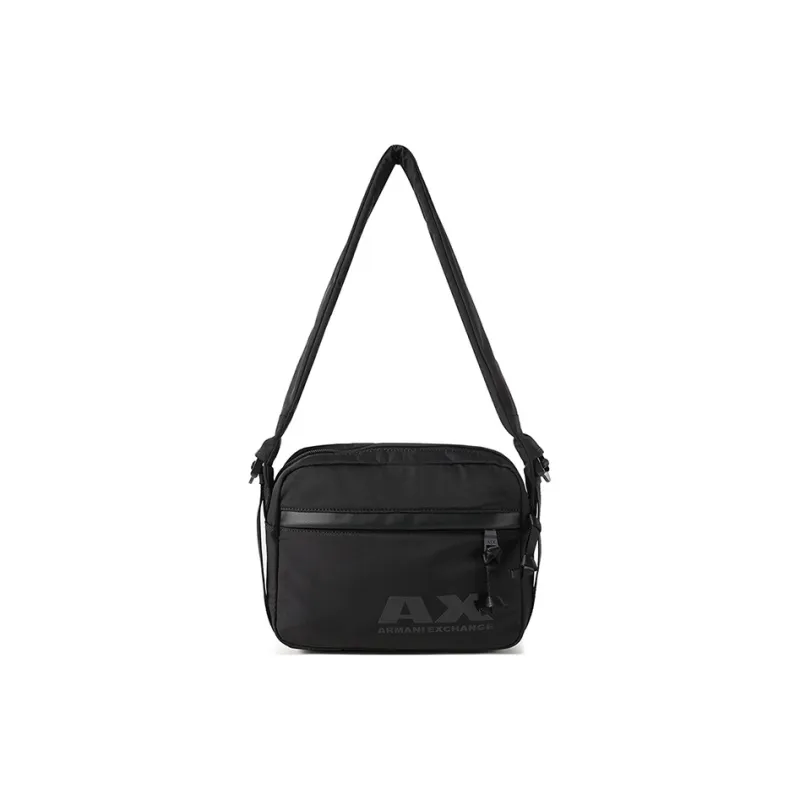 ARMANI EXCHANGEAE Polyester Crossbody Bag, Shoulder Bag Unisex Black-0