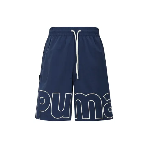 PUMA Casual Shorts Men Blue