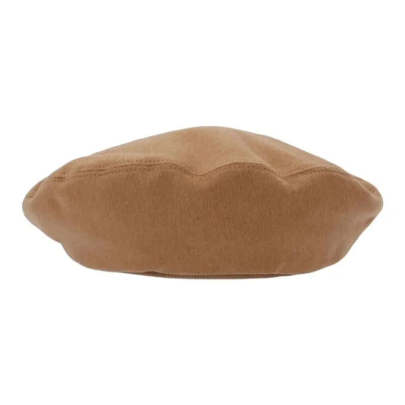 Burberry Cashmere Rayon Berets Women's Brown-0