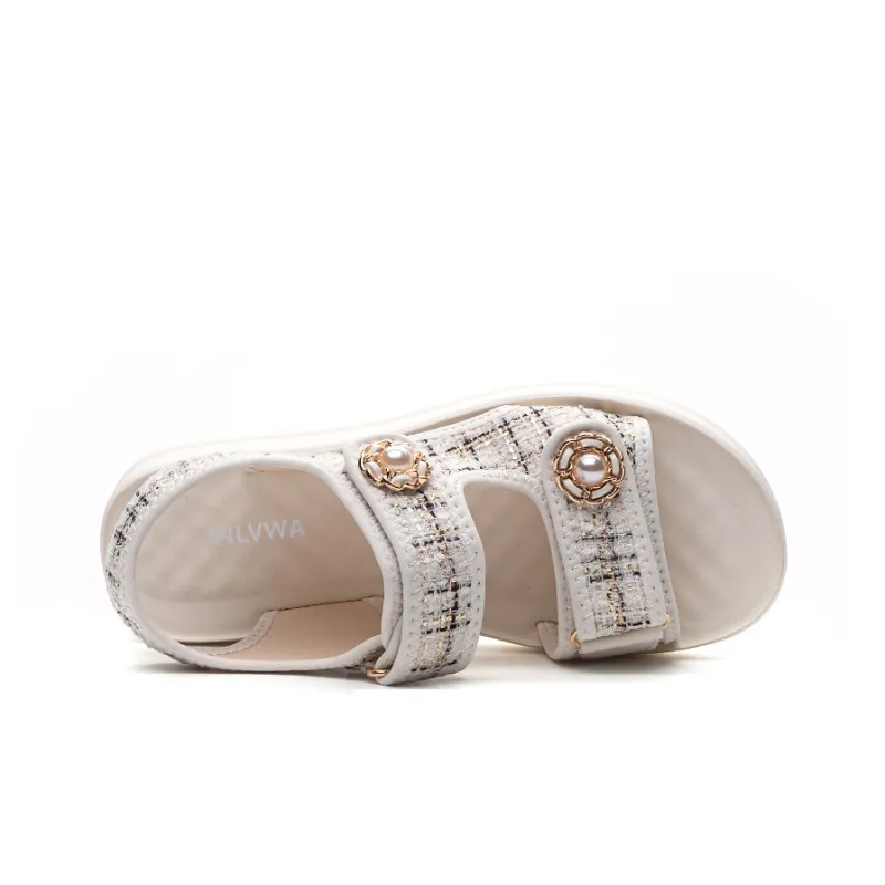 JNLVWA Beach Sandals Women's Black/Beige-1