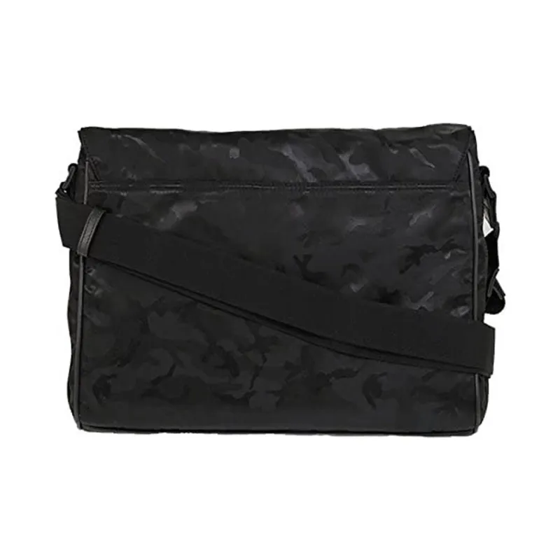 EMPORIO ARMANI Nylon With Acrylic Shoulder Bag, Crossbody Bag Men's Black-2
