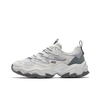 Anta Meteorite 2 Cushioning Low Top Casual Shoes Men's Gray Green