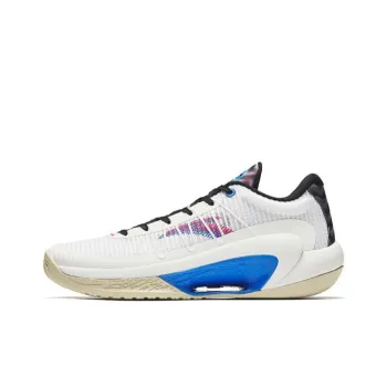 Anta 3 Point Rain Lite V2 Cushioning Low Top Basketball Shoes Men's White Black Red
