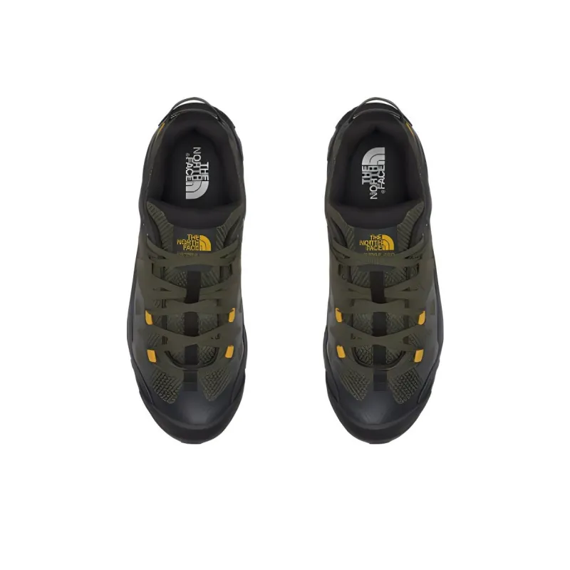 THE NORTH FACE Wear resistant And Lightweight Low Top Long Distance Running Athletic Shoes Men's Black Green-2