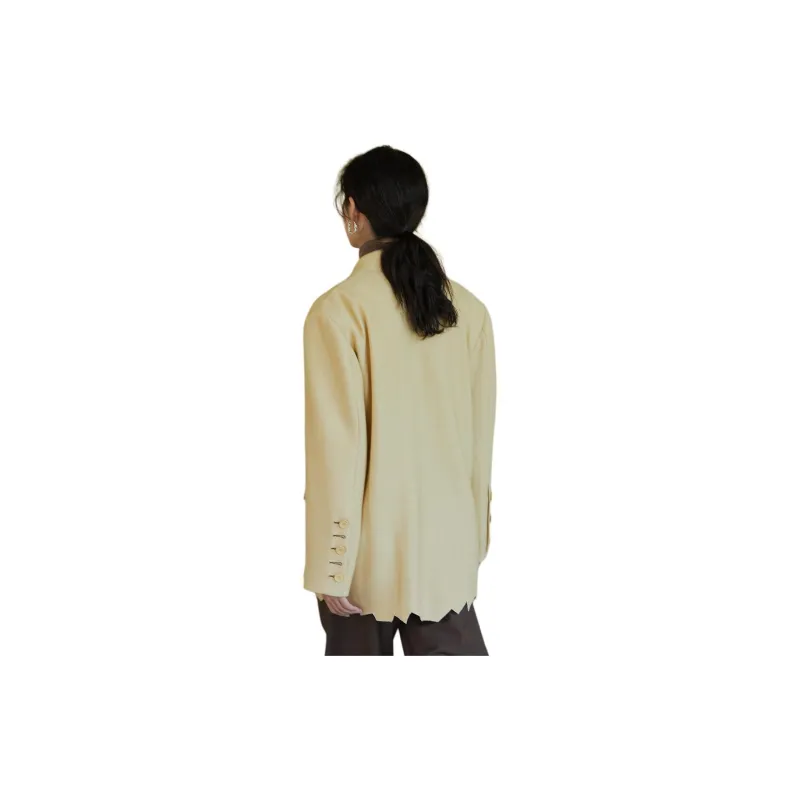 BLUEerror Business Suit Women's Light Yellow-1