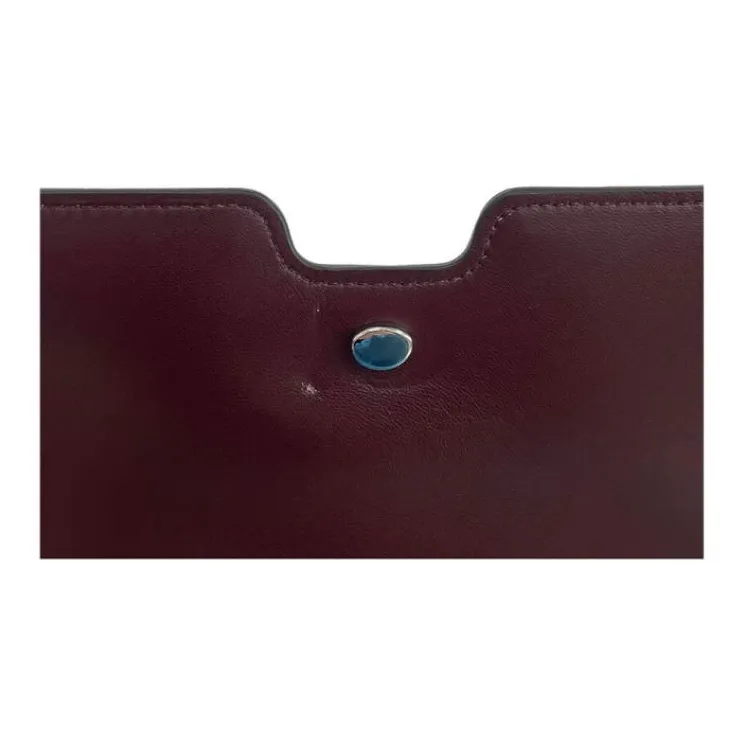 Burberry Patent Leather Cow Leather Shoulder Bag Women's Mahogany-7