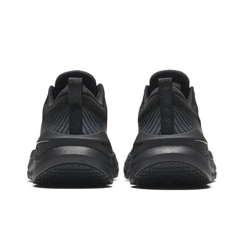 Anta Cushioning Low Top Running Shoes Men's Black-3
