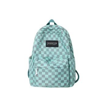 KAMLUI Nylon Backpack Unisex Blue/White/Green/Black