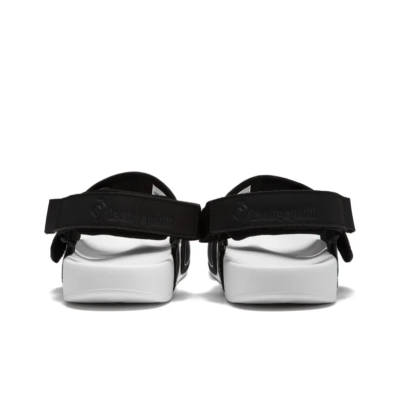 Le Coq Sportif Beach Sandals Unisex Black White-1
