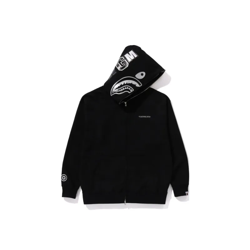 Bape Abc Milo Shark Zip Hoodie Kids-1