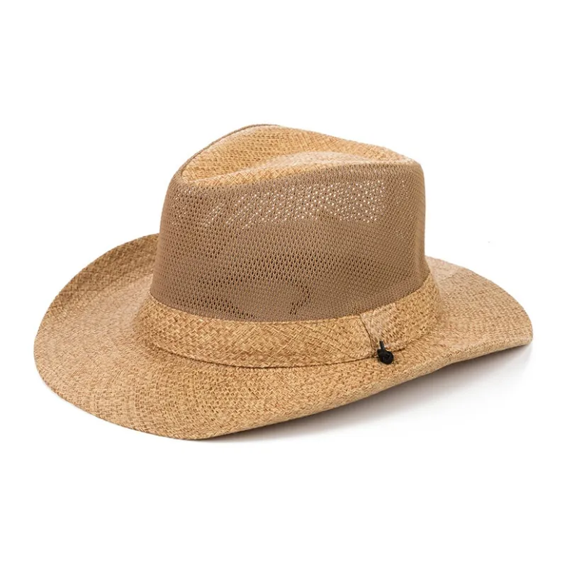 JKEM Straw Woven Bucket Hats Unisex-0