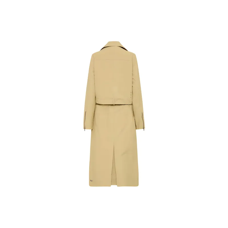 Ksubi Incognito Biker Twill Trench Coat-1