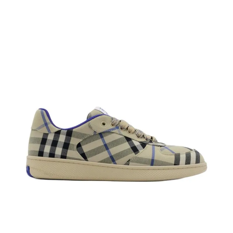 Burberry Terrace Low Top Skateboard Shoes Women's Blue-1