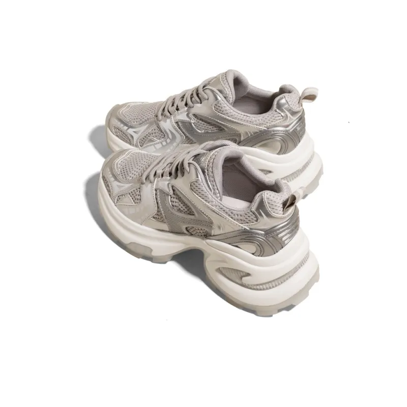 KODI Wear-resistant Lightweight Breathable And Non-slip. Low-Top Chunky Sneakers Women's-3