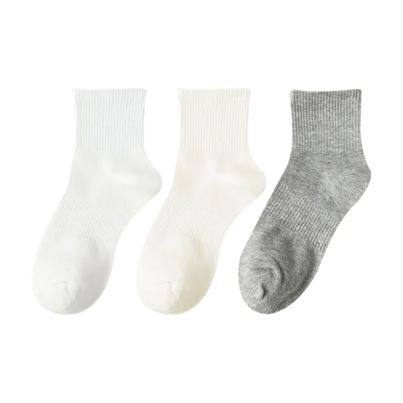 XXLLG Mid Calf Socks Unisex 3 Pack-0