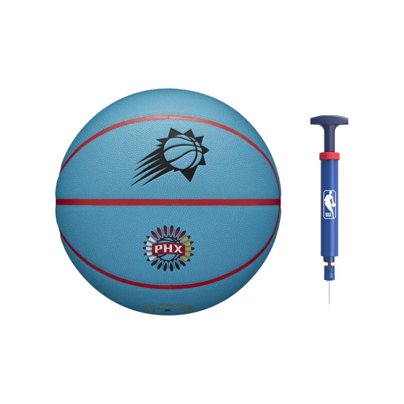 Wilson NBA City Series PU Basketball Blue Size 7 Ball Training-5