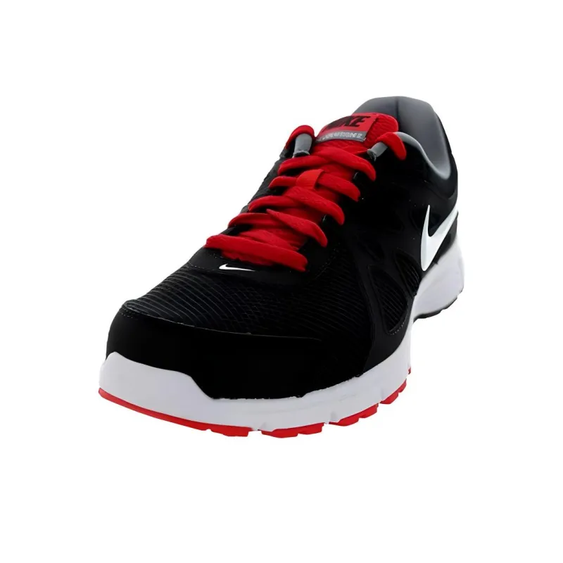 Nike REVOLUTION 2 Durable Breathable Low-Top Running Shoes Unisex Black-2