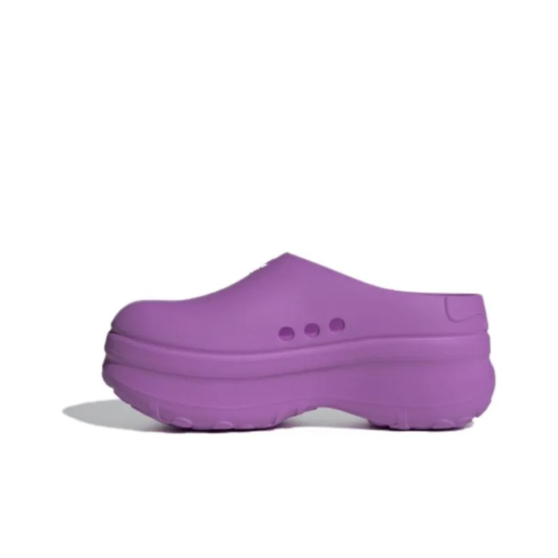 Adidas AdiFOM Stan Smith Mule Purple Burst Cloud White Women's-2