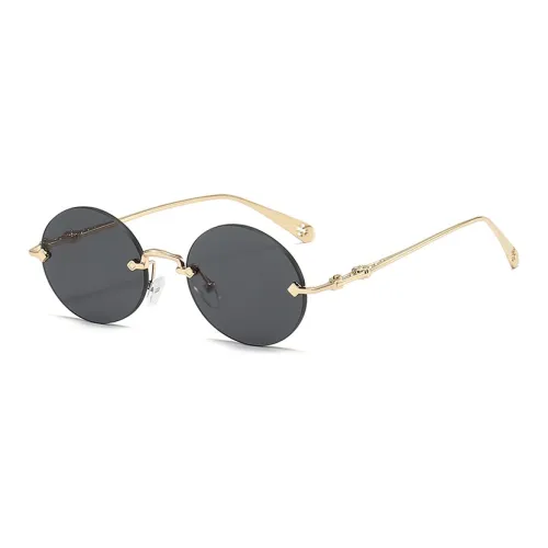 NOME Metal Oval Sunglasses Unisex