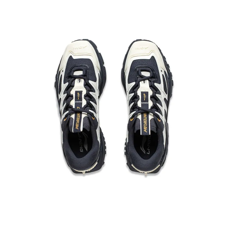 LiNing CF Tracing Collection Lin Chuan FW Anti Slip Wear Resistant Low Top Casual Shoes Men's Black White-3