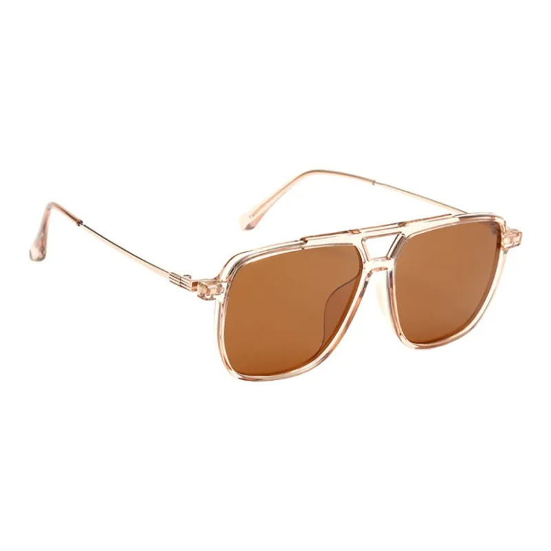 BSELEON TR/Memory Plastic Round Sunglasses Unisex-7