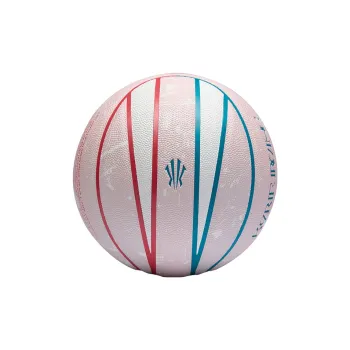 Anta PU Basketball White/Blue/Pink Size 7 Training Unisex