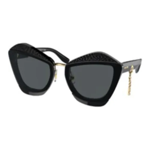 miu ballerina miu ballerina Butterfly Sunglasses Women's Black