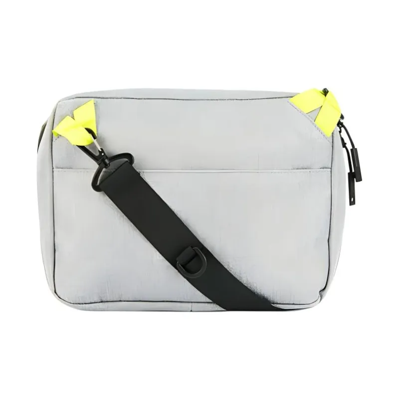 AMERICAN TOURISTER Fabric Crossbody Bag, Shoulder Bag Men's Black/Light Gray-6
