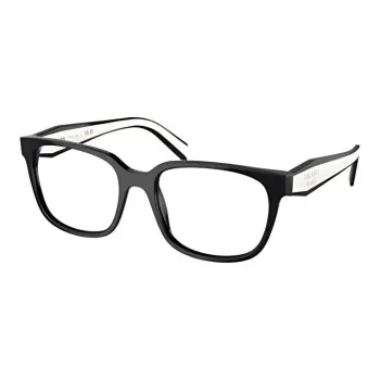 PRADA Rectangular Eyeglass Frames Women's Black