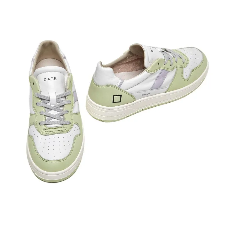 D.A.T.E Court Casual Shoes Women's Green-4