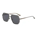 Gunmetal Frame with Black Gray Lens