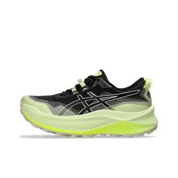 Asics Gel Trabuco Max 3 Anti Slip Wear Resistant Low Top Running Shoes Unisex Black Green